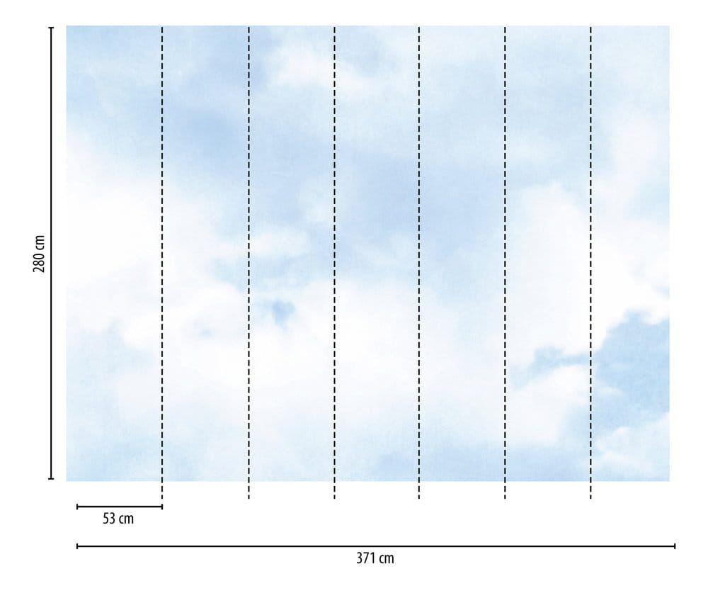 Fresco Cloud Mural