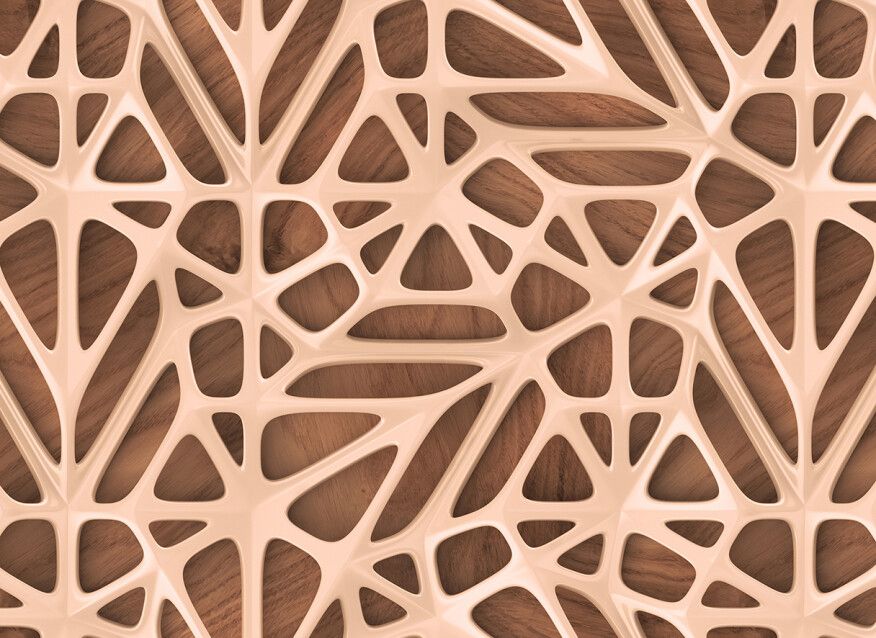 Organic Surface Mural - Tan