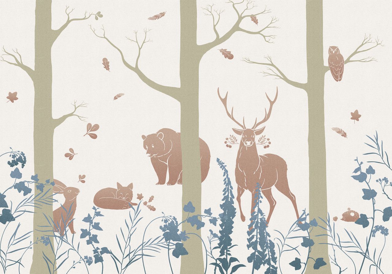 Forest Animals Mural