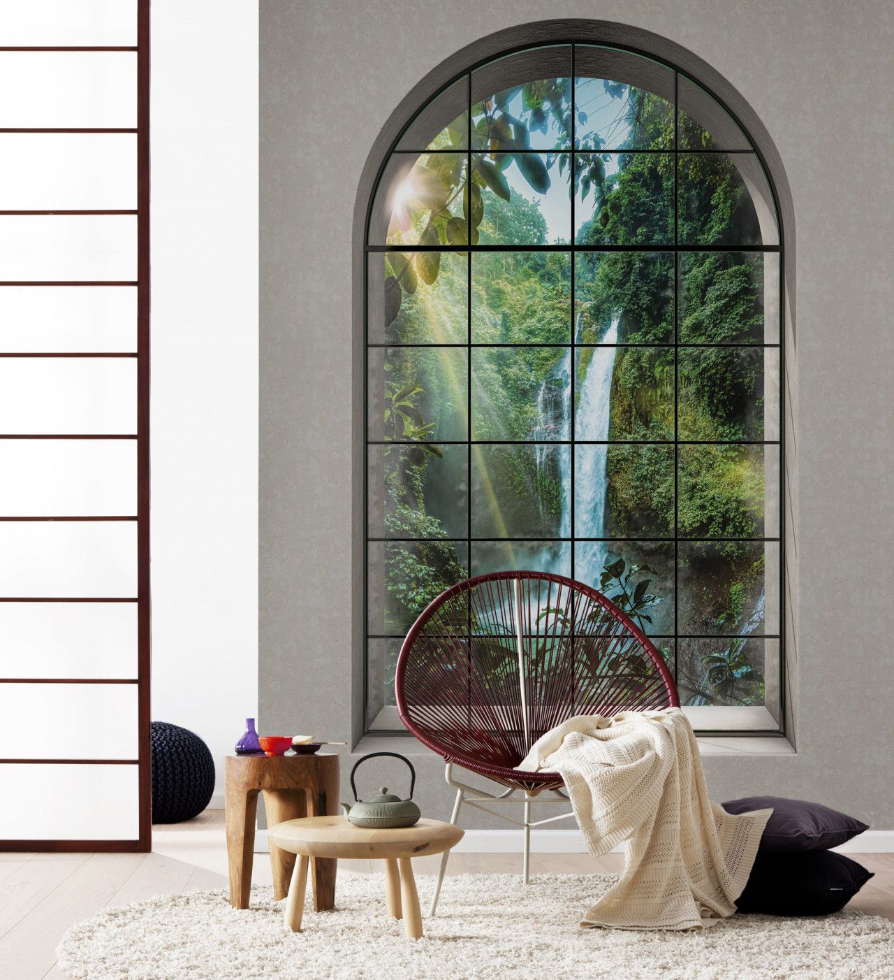 Rainforest Window Mural