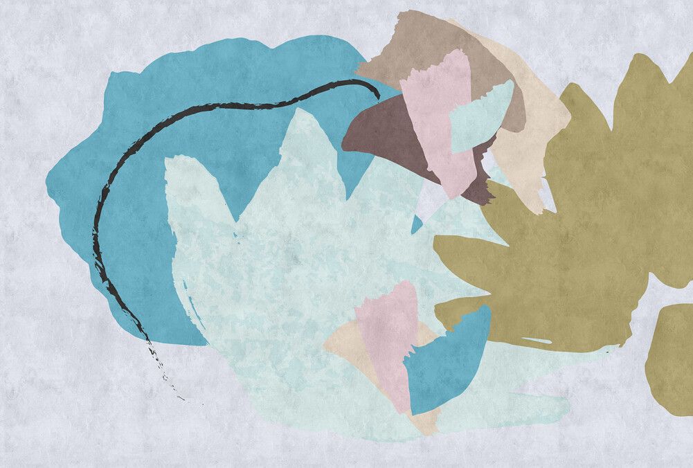 Floral Collage 1 Mural