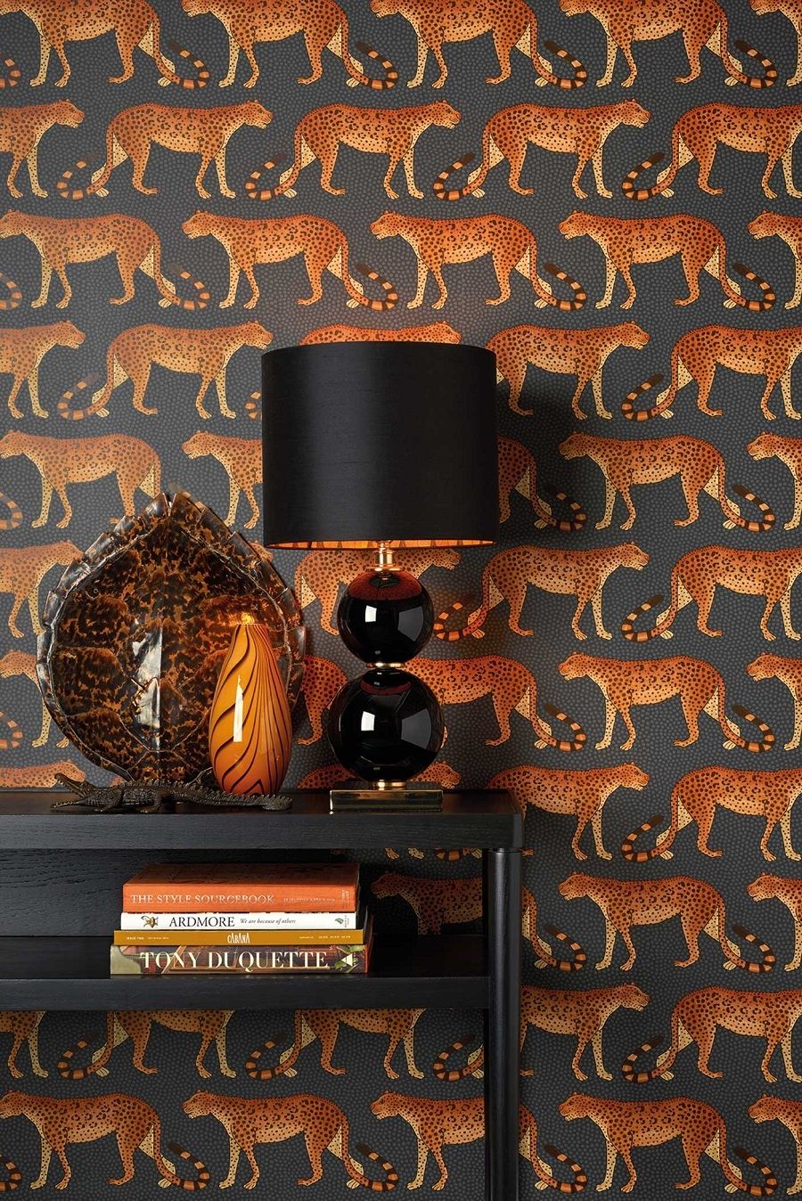 Charcoal - Leopard Walk