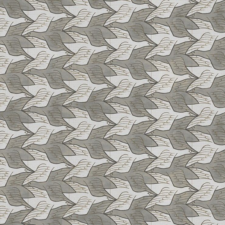 Taupe - Two Birds by Escher