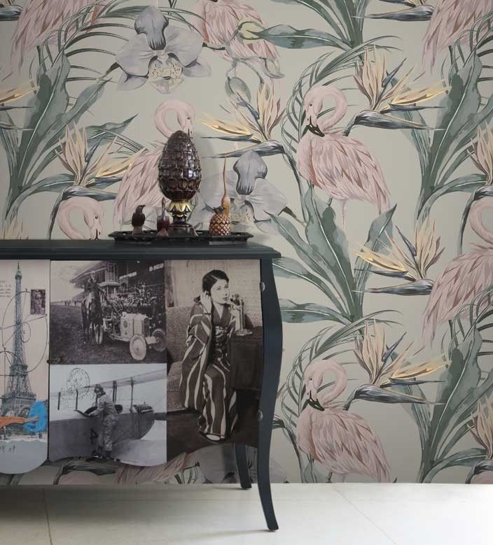 Mint - Tropical Flamingo