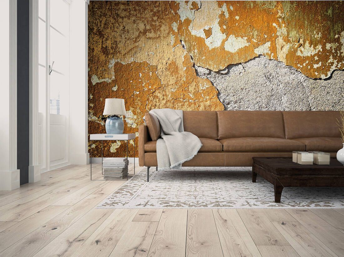 Cracked Concrete Mural
