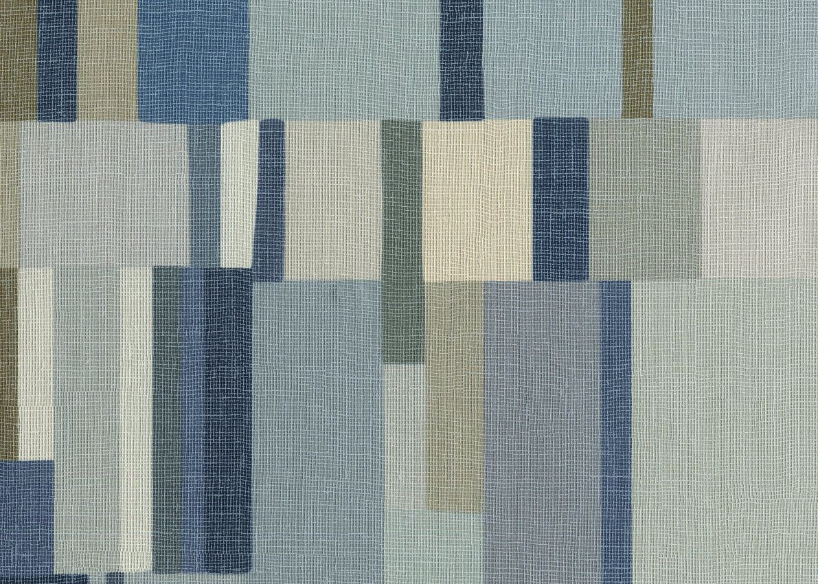 Blue - Painted Squares