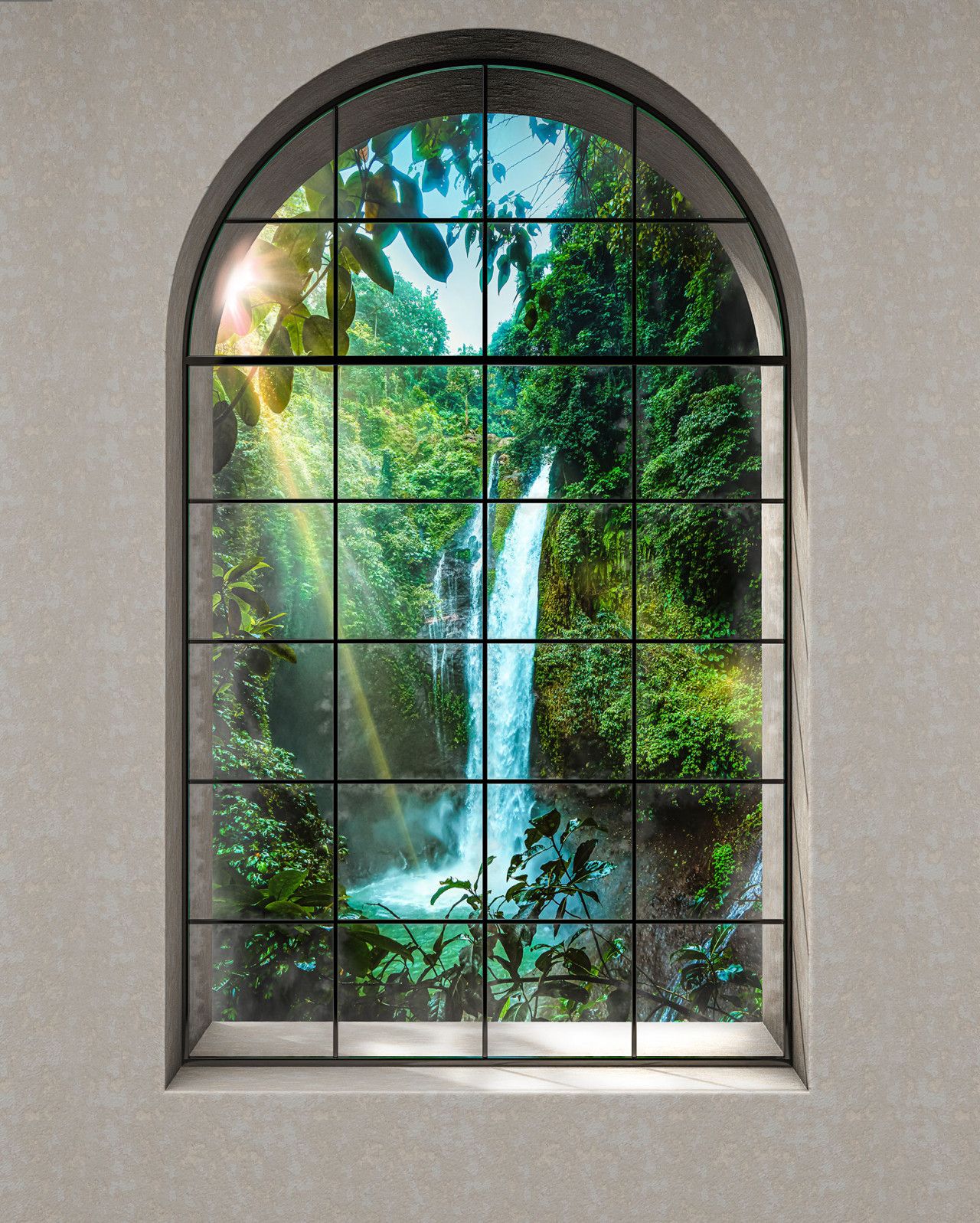 Rainforest Window Mural