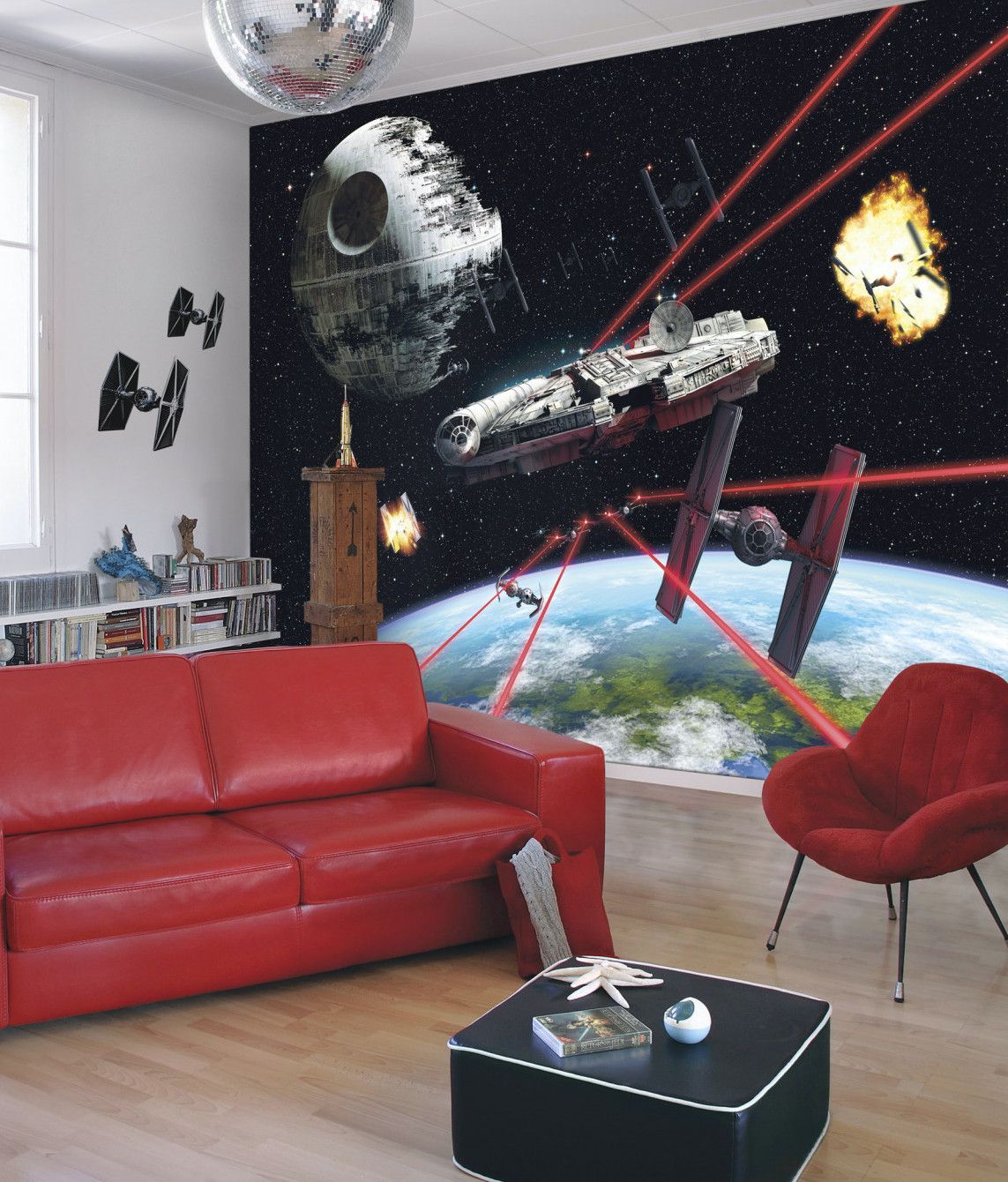 Star Wars Millennium Falcon Mural