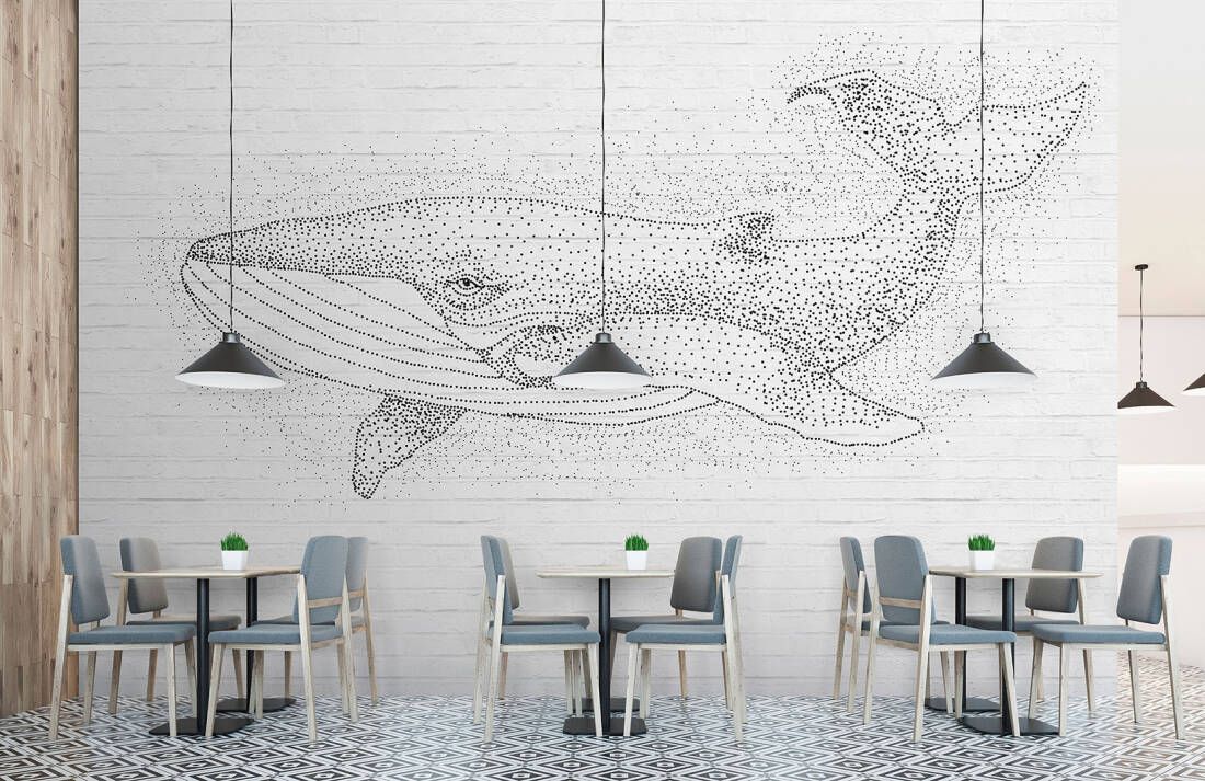Titan Mural - White