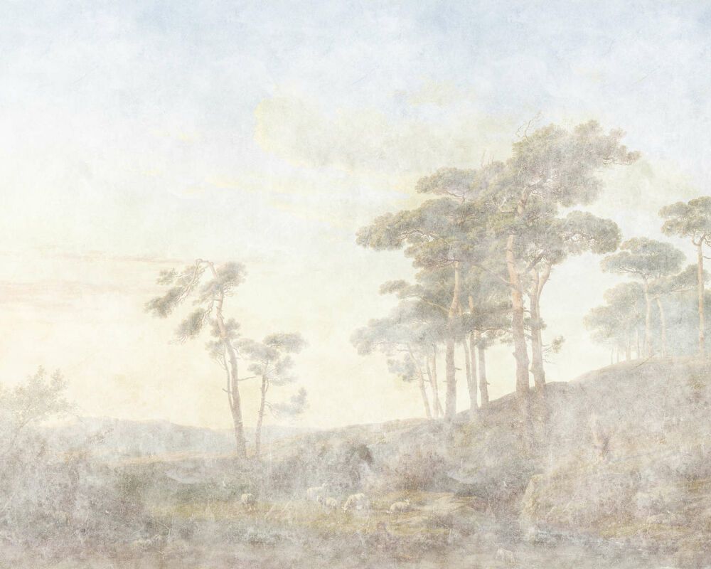 Romantic Grove Mural - Pastel