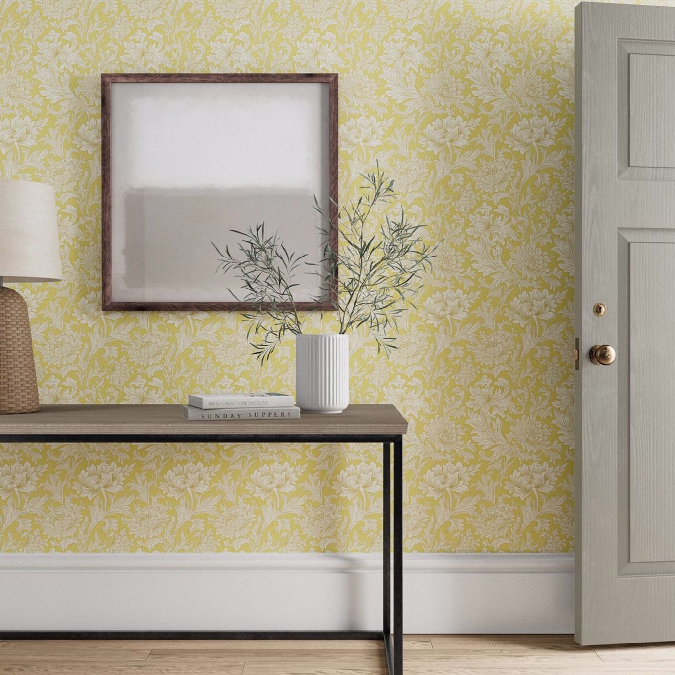 Yellow - Simply Chrysanthemum Toile