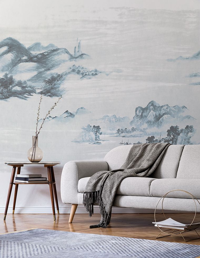 Kawa Mural - Blue