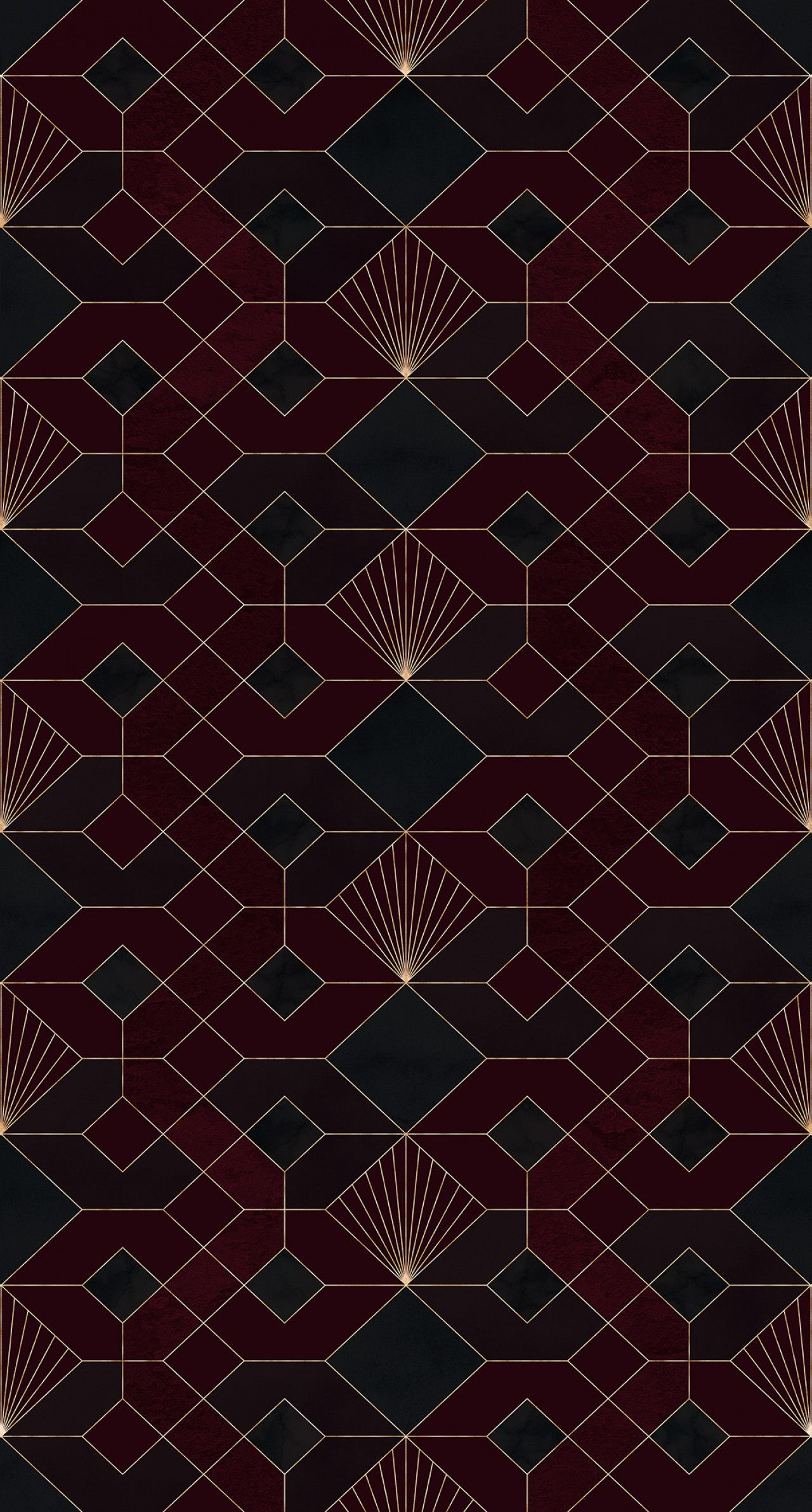 Coquilles Rouges Mural