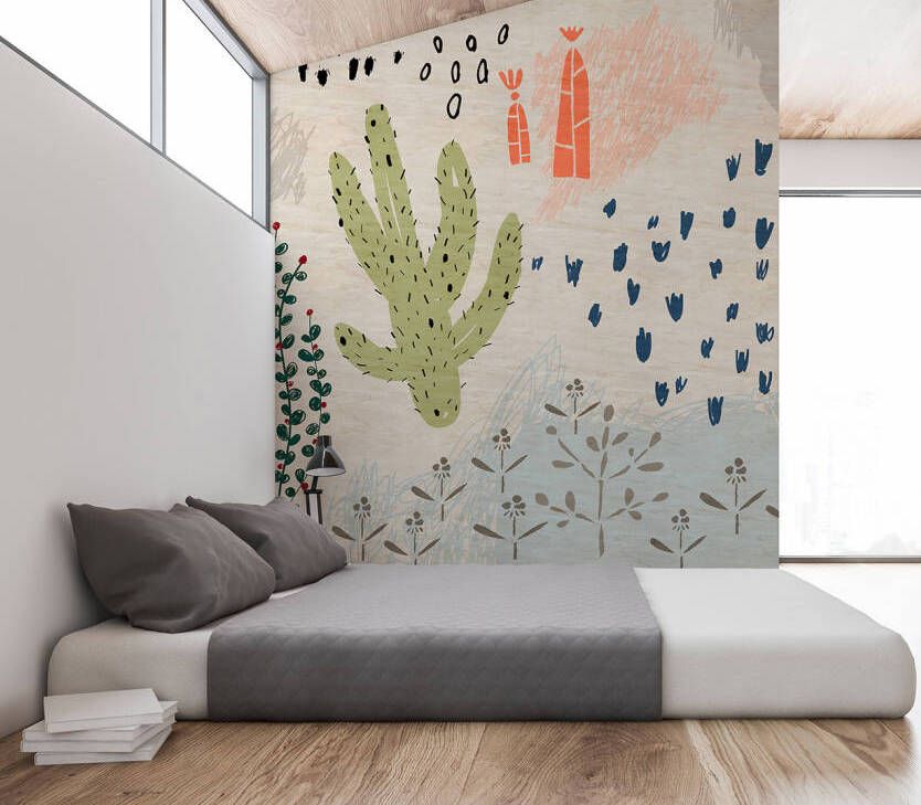 Crayon Garden 2 Mural