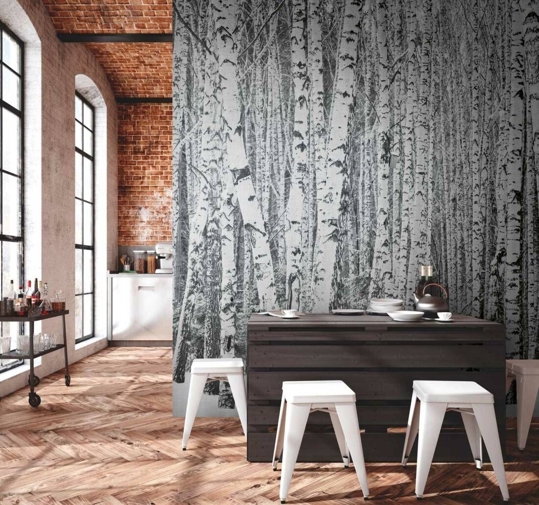 Winter Forest Mural