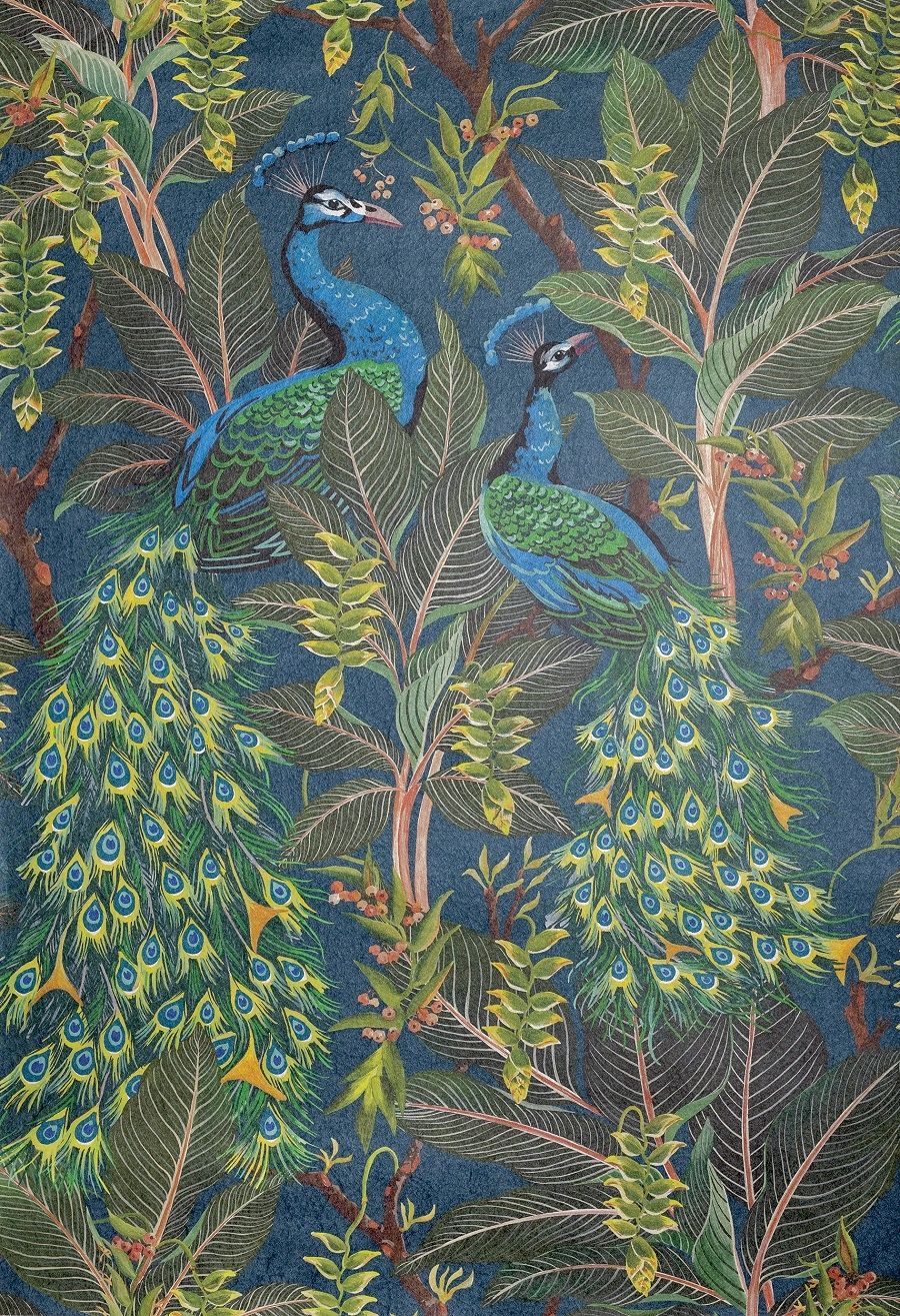 Navy - Royal Peacock by Catherine Martin