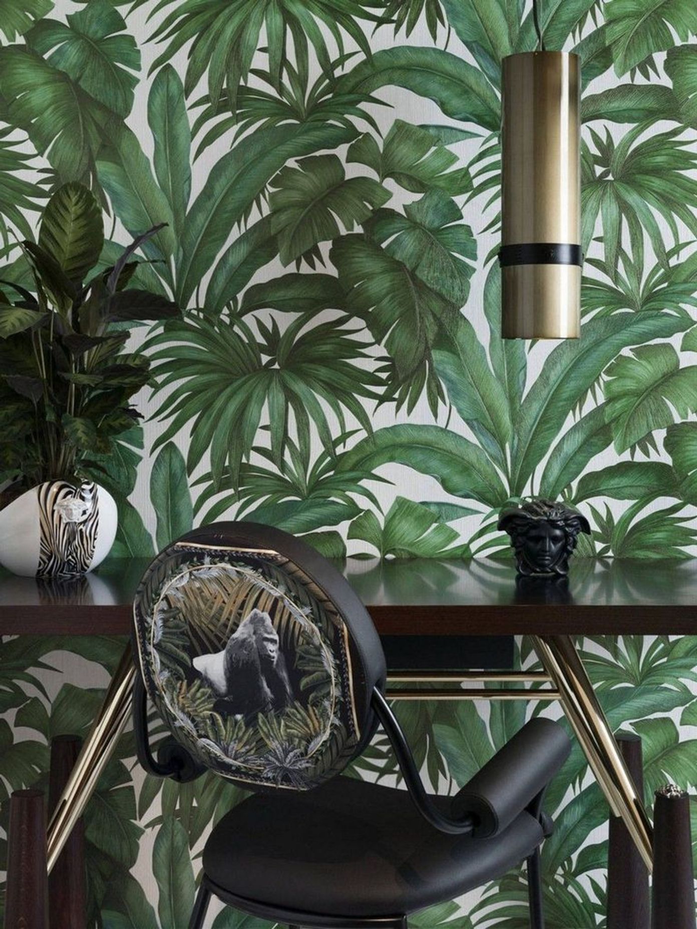 Green - Palms by Versace