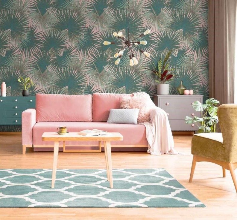 Star Palm Panel - Green