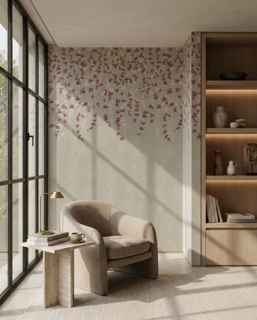 Burgundy - Cherry Blossom