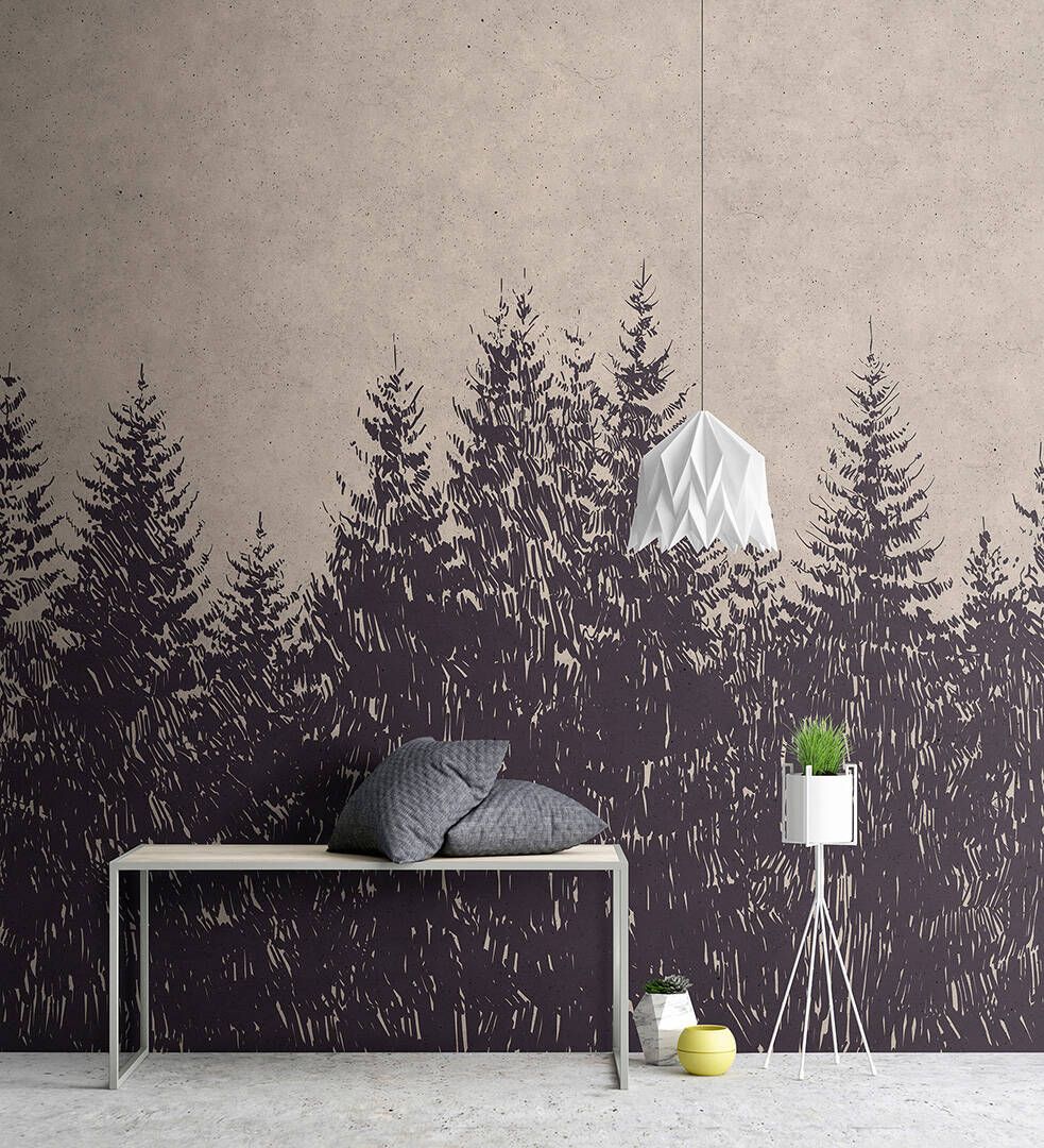 Black Forest Mural - Stone