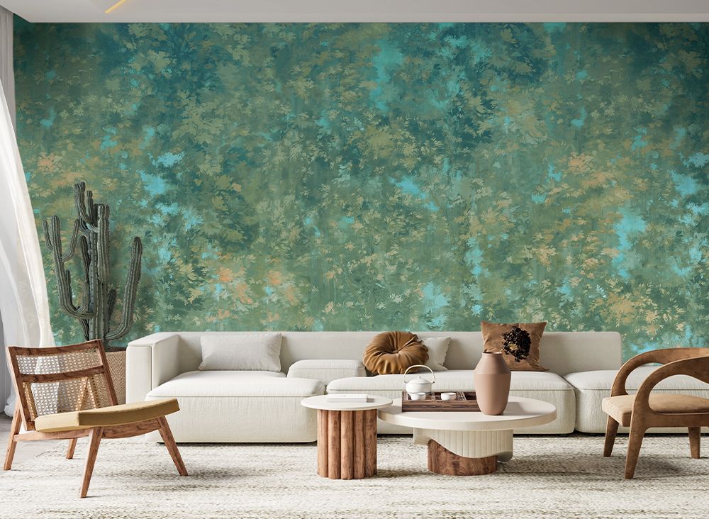 Orthez Mural - Green