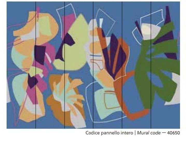 Nizza Mural - Blue