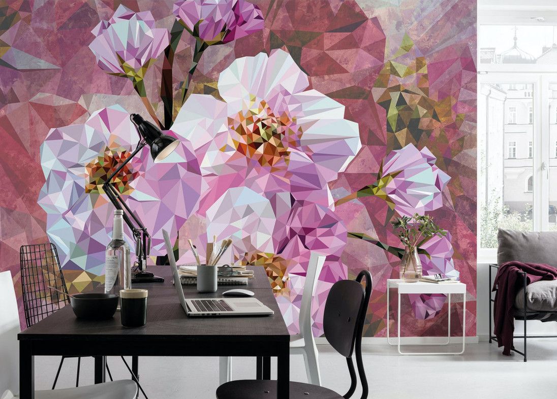 Blooming Gems Mural