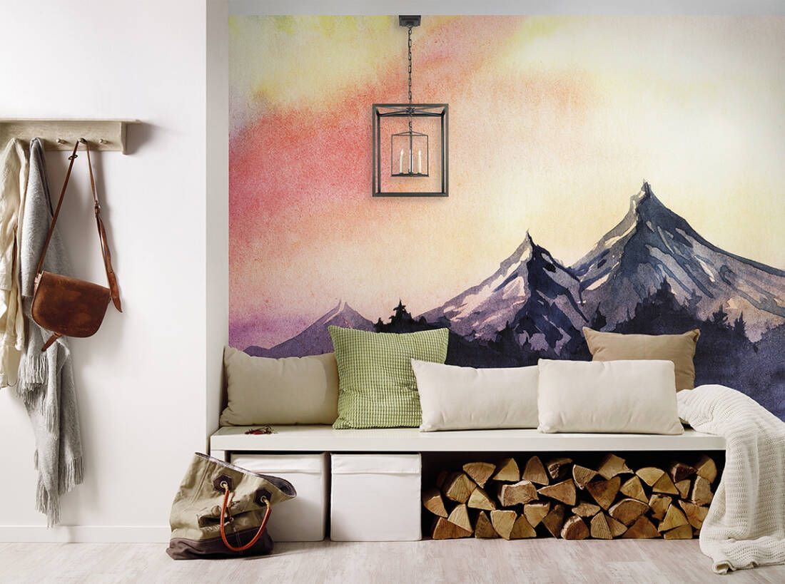 Mountain Painting Mural