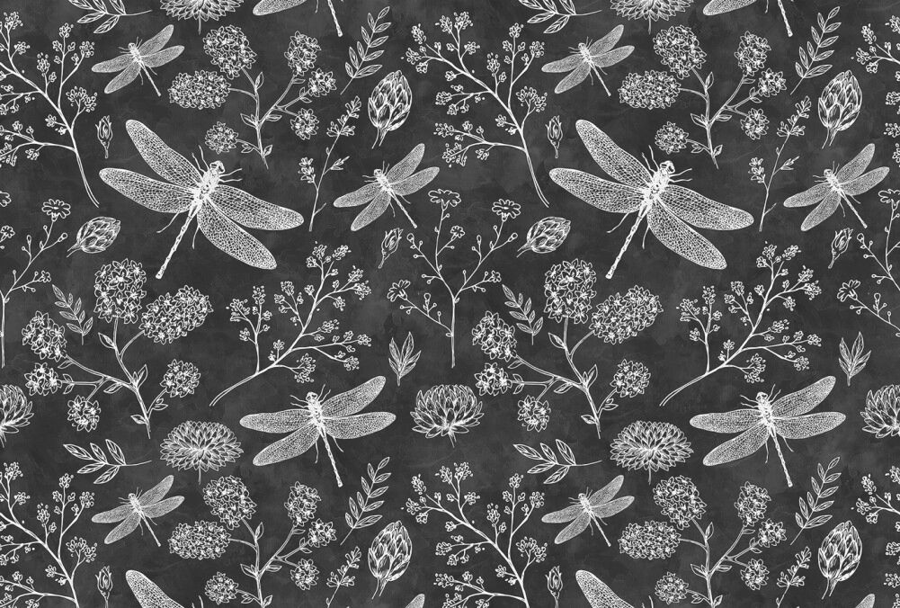 Blackboard Garden Mural