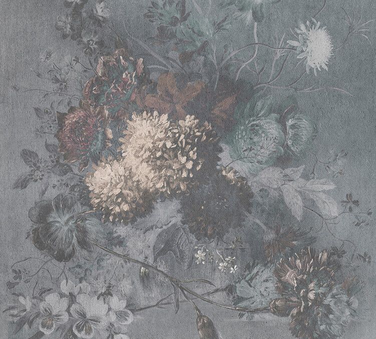 Bouquet Gris Mural