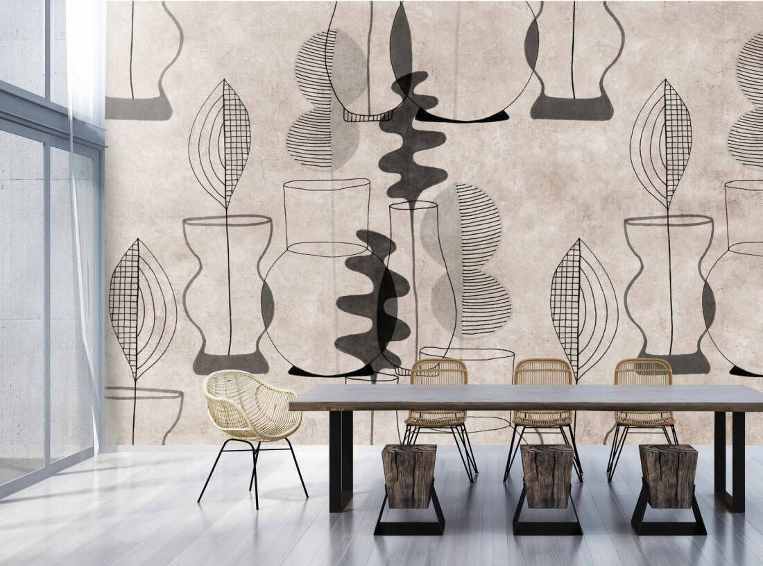 Pablos Room Mural - Parchment