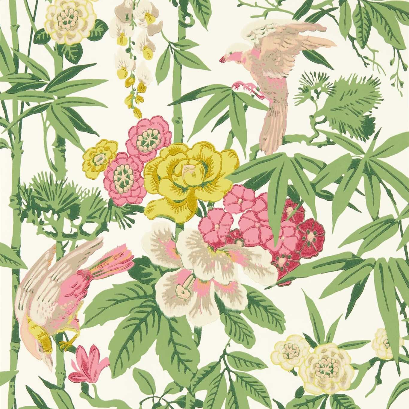 Multicolour - Bamboo & Birds
