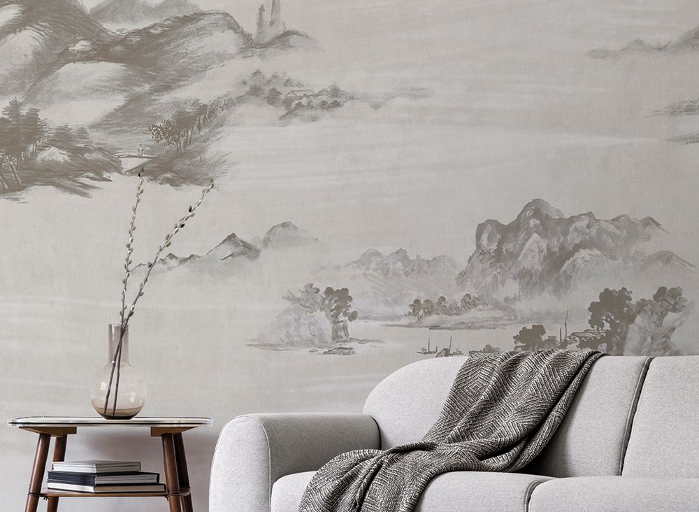 Kawa Mural - Grey