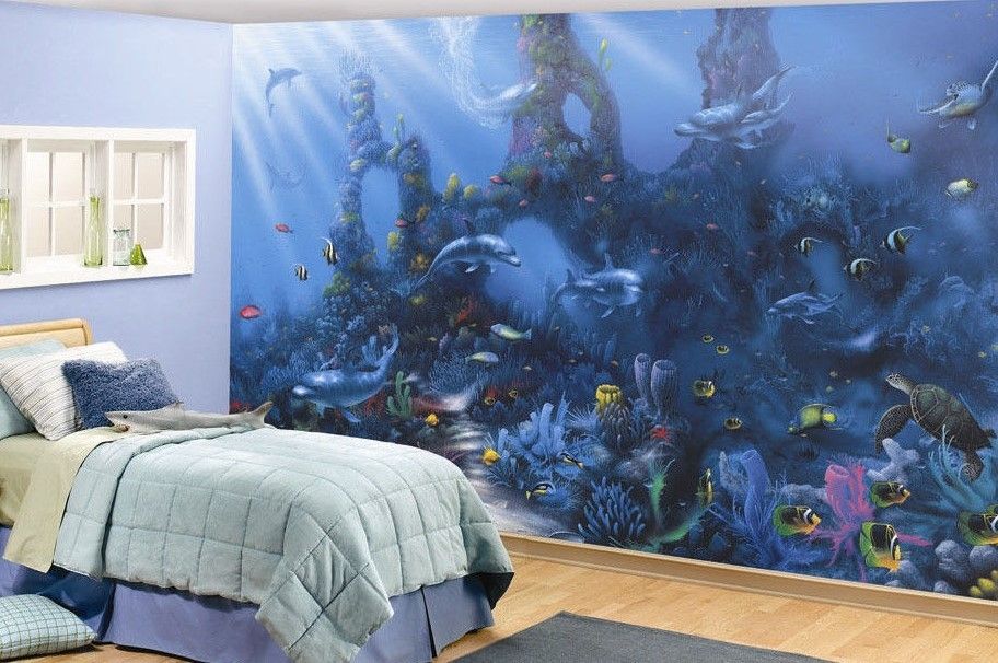 Dolphins Paradise Mural
