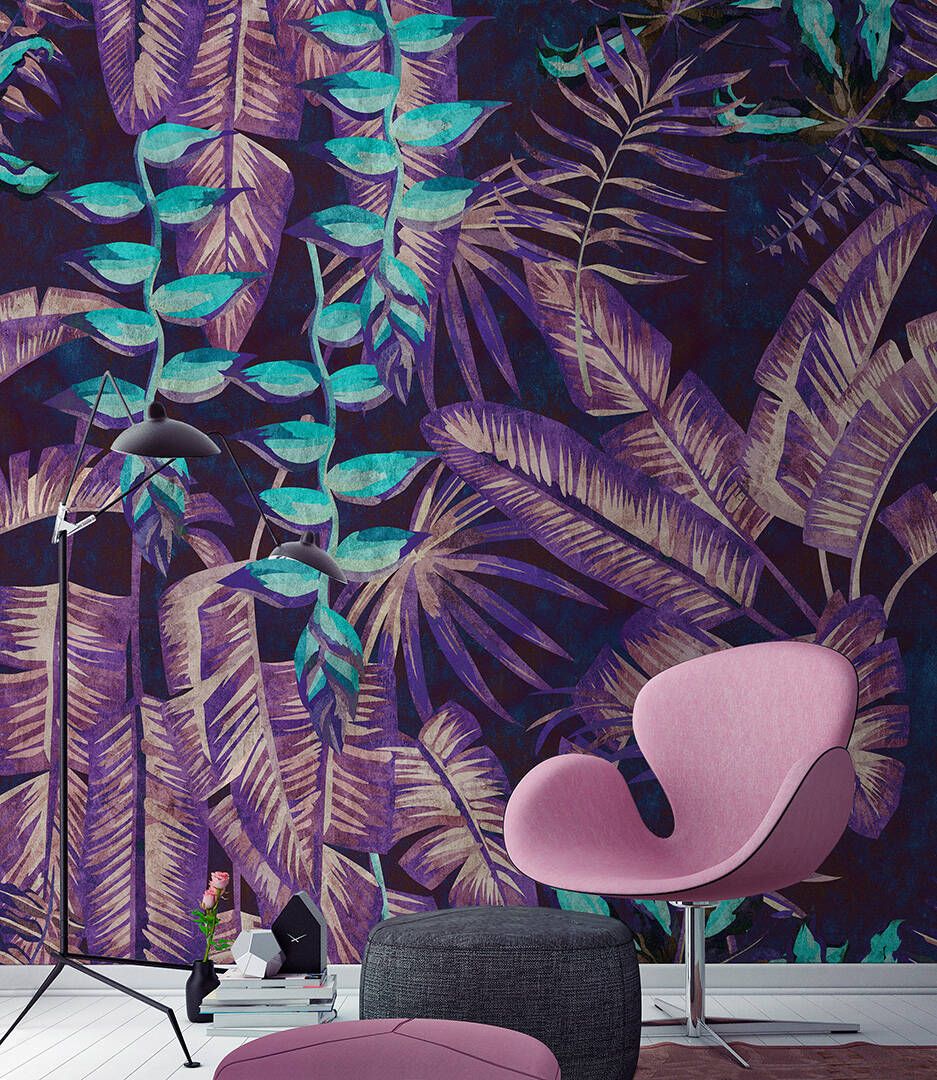 Tropicana Mural - Aqua
