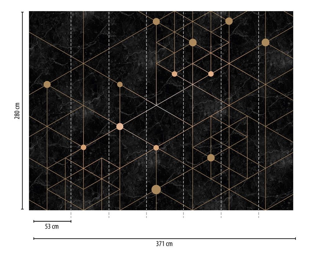 Marble Constellation Mural