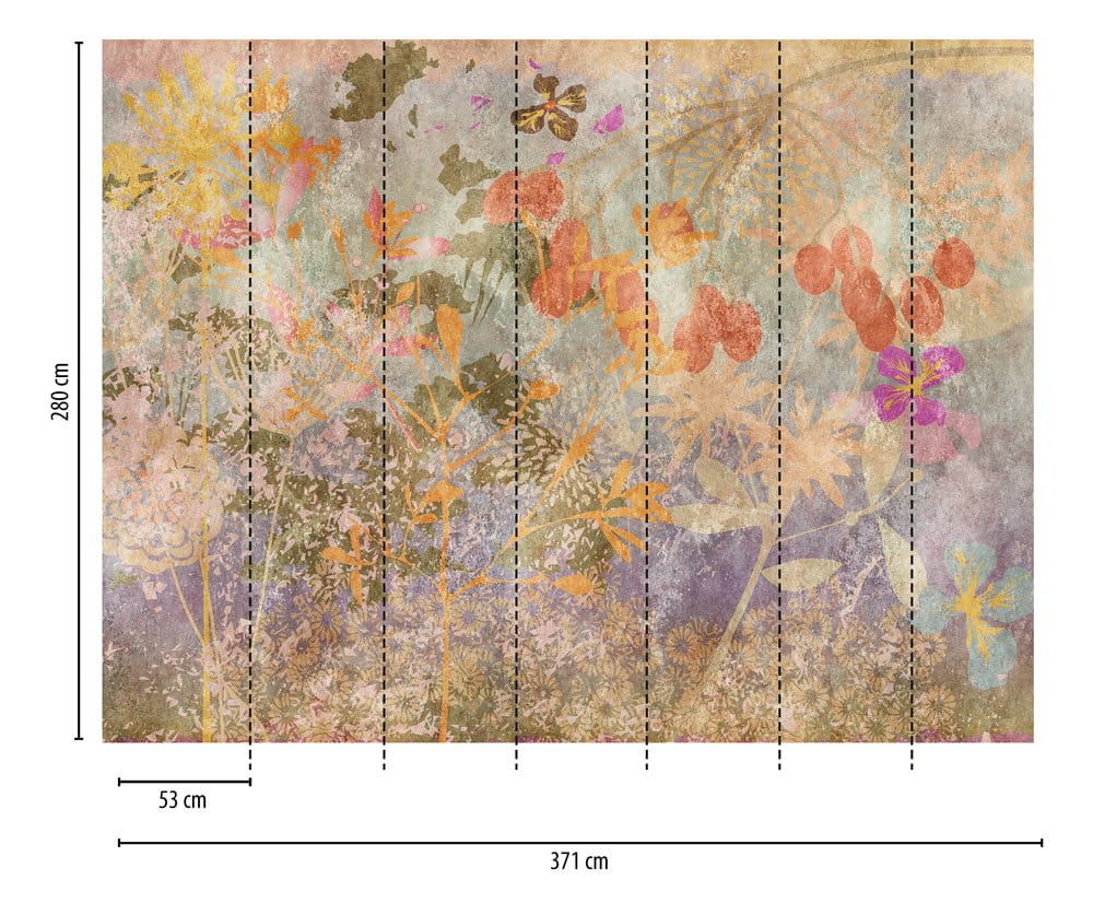 Floral Fresco Mural