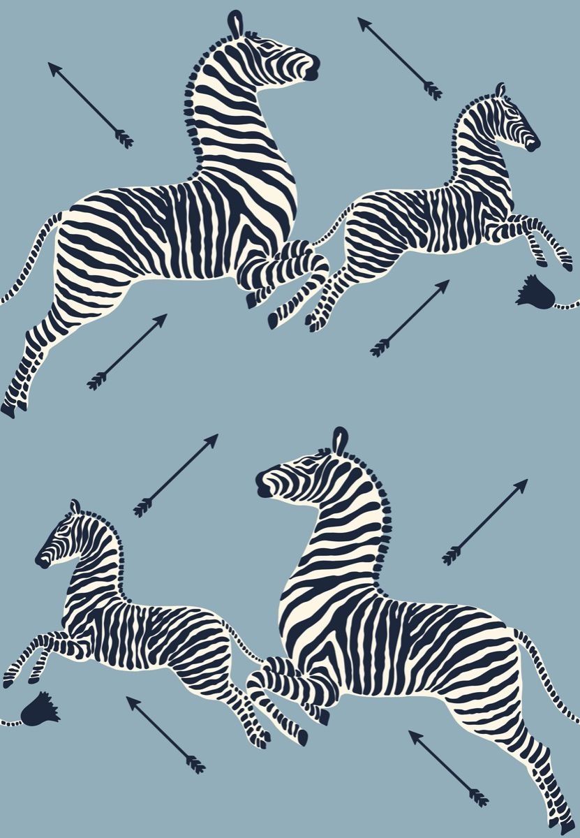 Light Blue - Zebras