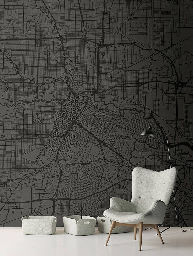 Metropolitan Mural - Charcoal