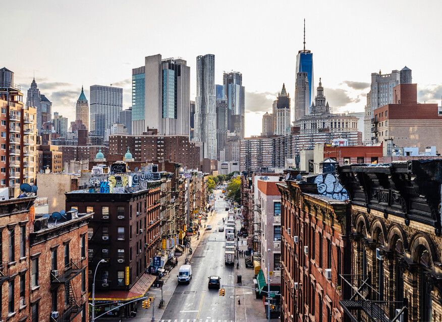 New York View Mural