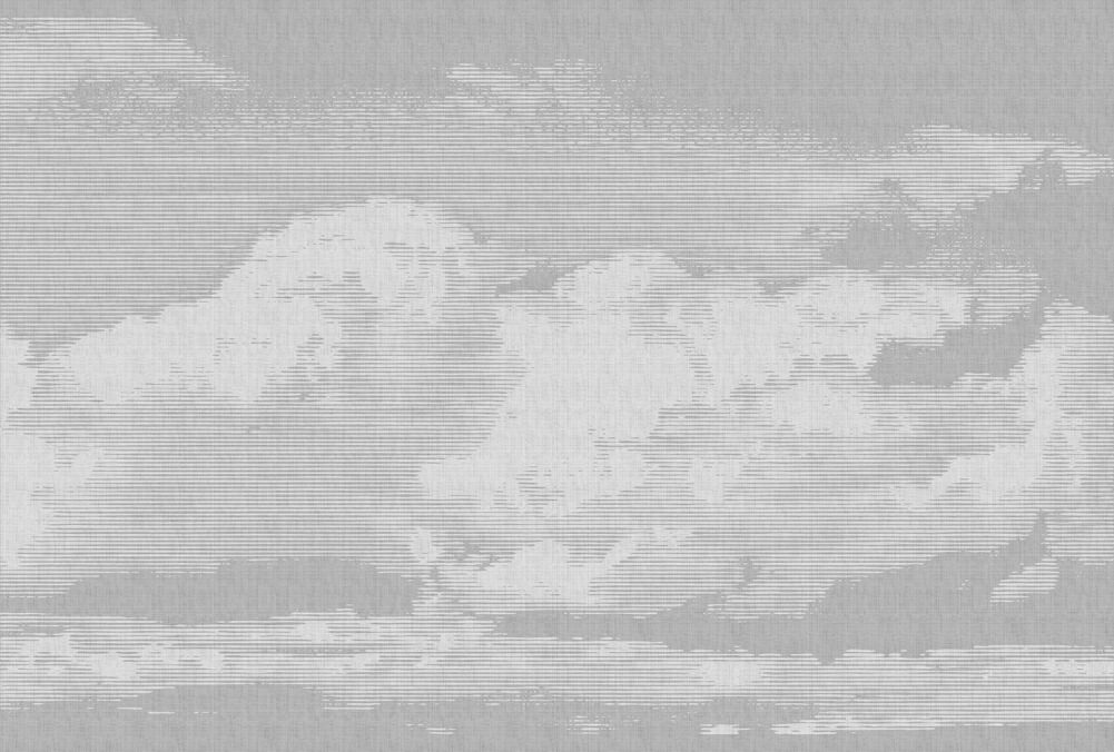 Clouds Mural - Grey