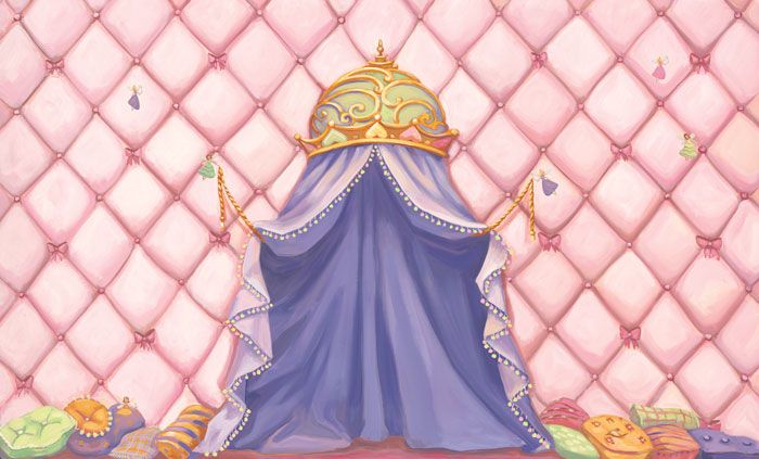 Princess Canopy Mural