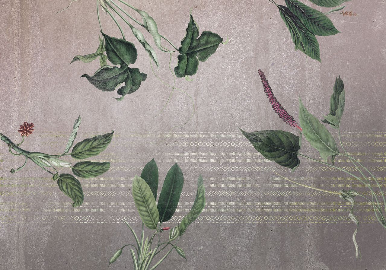 Tropic Concrete Mural