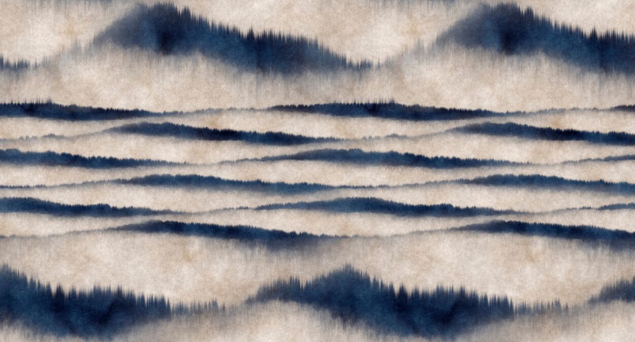 Sankei Mural - Blue