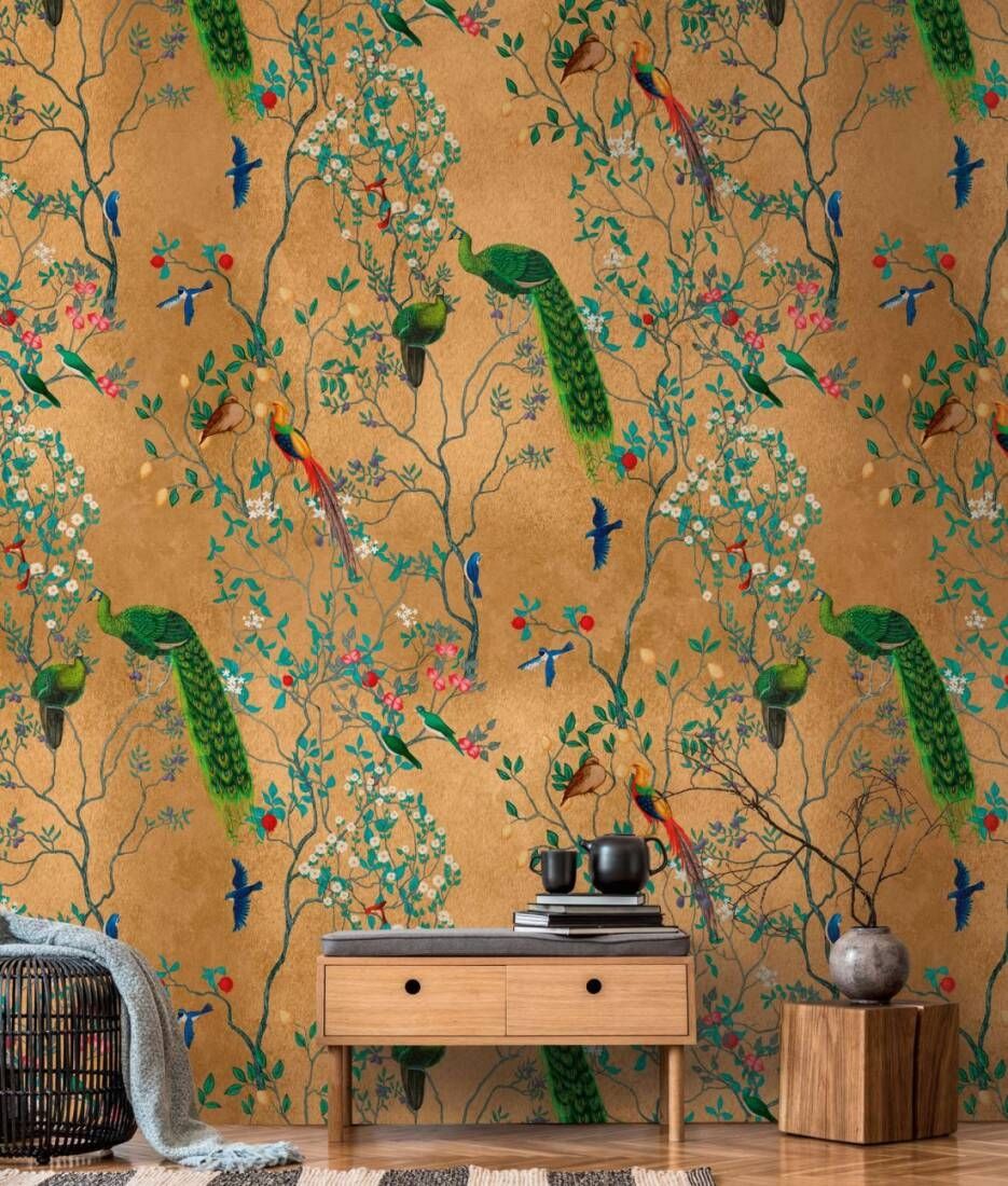 Peacock Sanctuary Panel