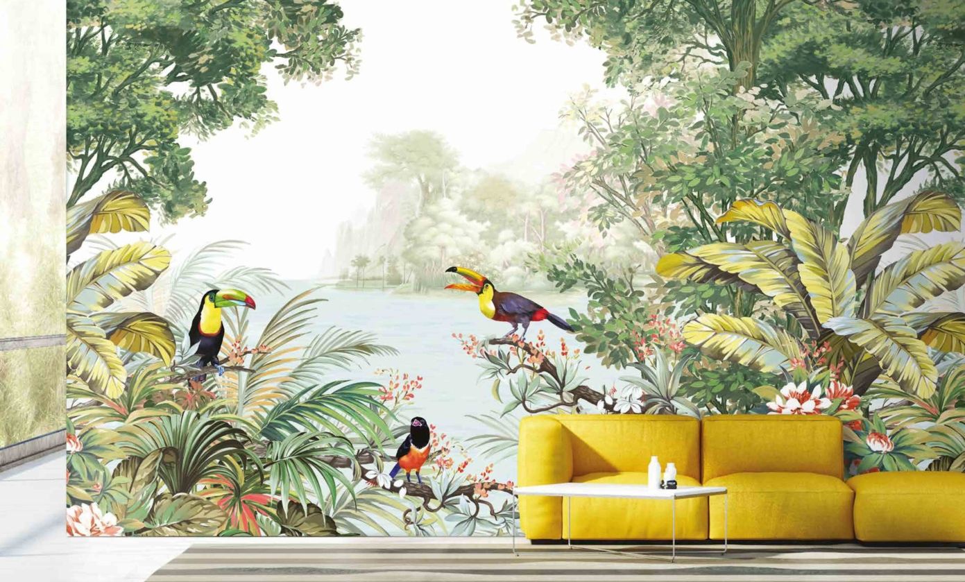 Toucan Paradise Mural