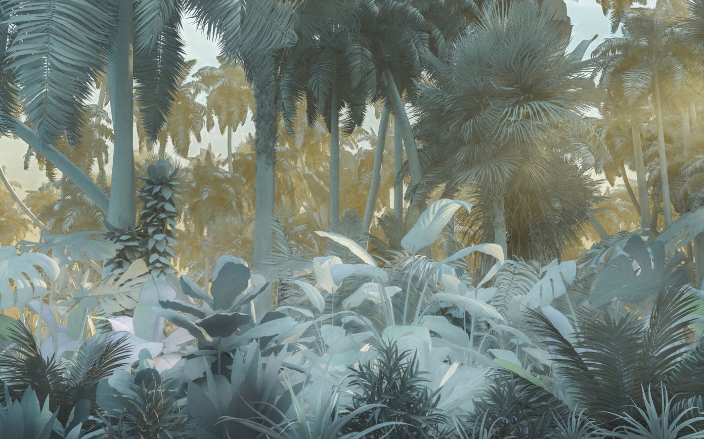 Misty Jungle Mural
