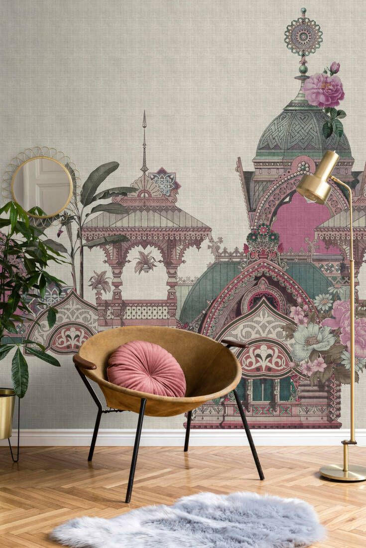 Jaipur Mural - Pink