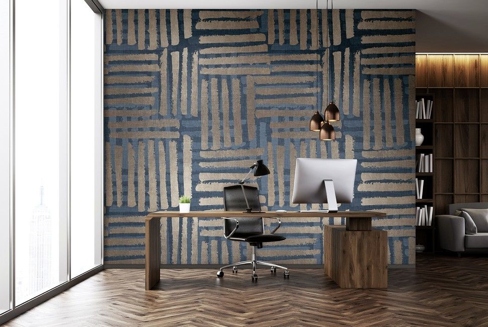Estelle Mural - Blue