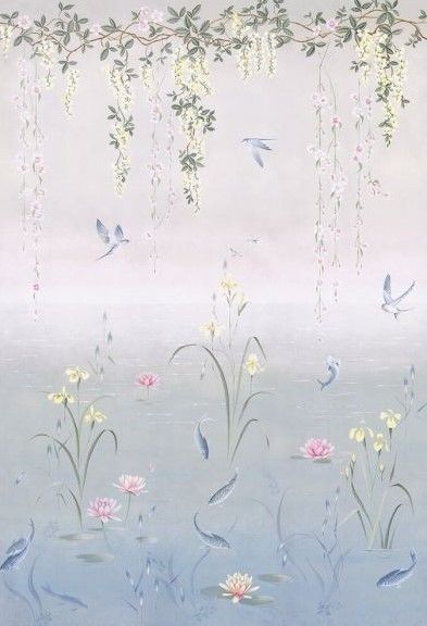 Water Garden Panel